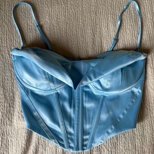 Baby Blue Corset Top